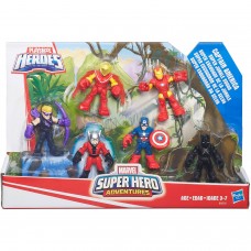 Playskool Heroes Marvel Super Hero Adventures Captain America Jungle Adventure Team   554853517